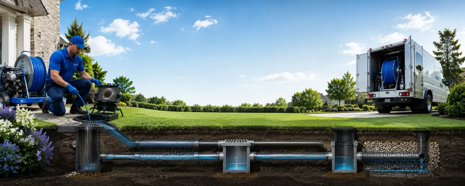 Outdoor drain cleaning information for Southborough, MA